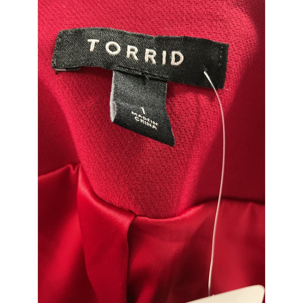 Torrid Red Basic Jacket - Size 1 - image 3